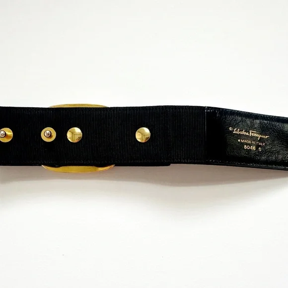 Black Salvatore Ferragamo women’s belt